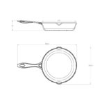 Frigideira Líder com Tampa de Vidro Santana