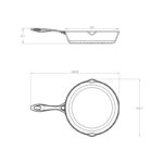 Frigideira Líder com Tampa de Vidro Santana