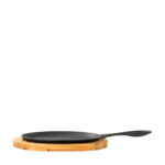 Frigideira Mix Grill Oval Com Suporte De Madeira Santana