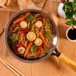 Frigideira Ø 24 Wok com Tampa de Vidro Santana