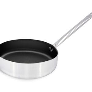 Frigideira Reta Antiaderenre Cabo Inox Alumínio ABC