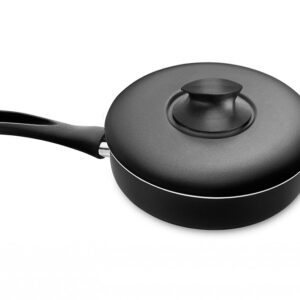 Frigideira Reta Antiaderente com Tampa Alumínio ABC