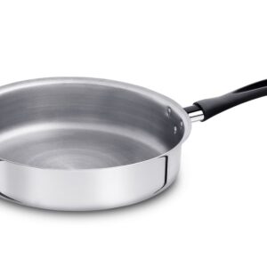 Frigideira Reta Polida sem Tampa Alumínio ABC