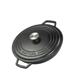 Frigideira Sautoir com Tampa de Ferro Santana