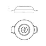 Frigideira Sautoir com Tampa de Vidro Santana