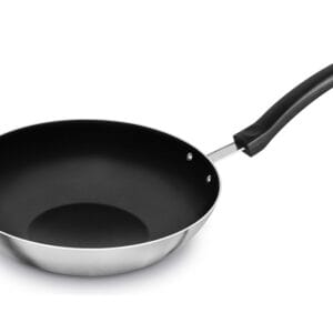 Frigideira Wok Antiaderente Cabo Baquelite Hotel Alumínio ABC