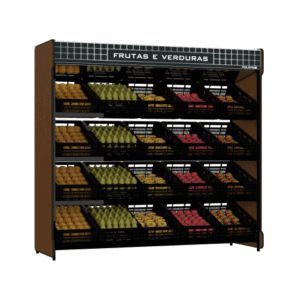 Fruteira Lateral Espelhada 1,30 m Polofrio