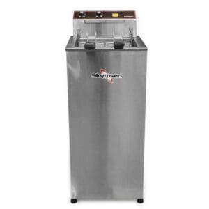 FZP8 - FRITADEIRA ELÉTRICA ZONA FRIA, 15 LITROS, INOX, DE PISO - 8.000 W 220 V SKYMSEN