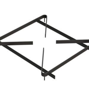 Grelha Ferro Chato 30x30 - 4 Dedos Itajobi Fogões