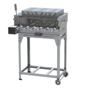 ITAGRILL COMPACTA 6 ESPETOS c/ guilhotina e cavalete - LUXO Itajobi Fogões