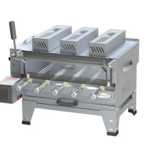 ITAGRILL COMPACTA 5 ESPETOS c/ guilhotina - LUXO Itajobi Fogões