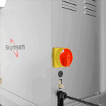 HS-22CC - MOEDOR HOMOGENEIZADOR DE CARNE INOX, BOCA 22 INOX, COM CAVALETE - 2-0,3HP-CV 380 V SKYMSEN