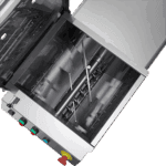 HS-98 - MOEDOR HOMOGENEIZADOR DE CARNE INOX, BOCA 98 INOX, COM CAVALETE - 3-0,5HP-CV 220 V SKYMSEN