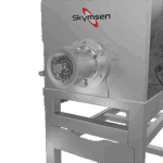 HS-98 - MOEDOR HOMOGENEIZADOR DE CARNE INOX, BOCA 98 INOX, COM CAVALETE - 3-0,5HP-CV 220 V SKYMSEN