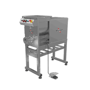 HS-98 - MOEDOR HOMOGENEIZADOR DE CARNE INOX, BOCA 98 INOX, COM CAVALETE - 3-0,5HP-CV 380 V SKYMSEN