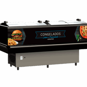 Ilha para Congelados - ILC-200 - Vidro Curvo - Conservex