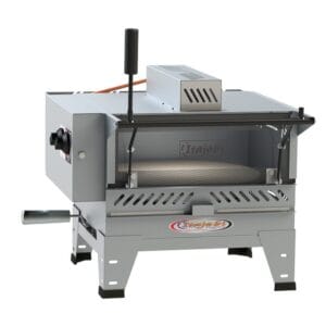 Pizza Grill Giratório C/ Manivela Refratário Luxo - 480X 425 Itajobi Fogões