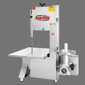 SERRA FITA DE BANCADA INOX C/ MOEDOR DE CARNE BOCA 8 – LÂMINA 1,74M BM106 BERMAR