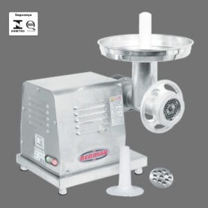 MOEDOR DE CARNE INOX BOCA 8 – BM 23 NR – BIVOLT BERMAR