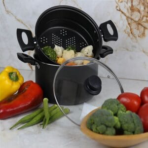 Panela Cozinhar Legumes a Vapor Antiaderente Cozi Vapore Eirilar Eirilar