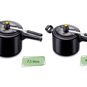 Panela de Pressão Antiaderente Alumínio ABC