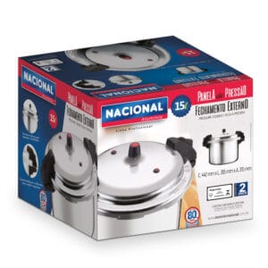 Panela de Pressão Fechamento Externo Alumínio Nacional