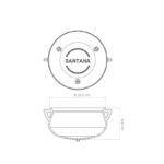 Panela Tripé Sem Tampa Santana