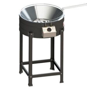 Fritador elétrico tacho c/ pés 550mm - Pintado Itajobi Fogões