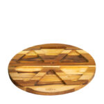 Petisqueira conjunto com suporte de madeira Santana