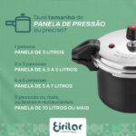 Panela de Pressão Fechamento Externo com Cabo 4,5 Litros Bordo/Polida - Eirilar Eirilar