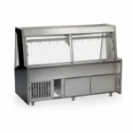 BALCÃO DE AÇOUGUE TURINO PREMIUM GELOPAR GATP-200AD/PR COM DEPÓSITO