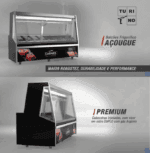 BALCÃO DE AÇOUGUE TURINO PREMIUM GELOPAR GATP-300A/PR SEM DEPÓSITO