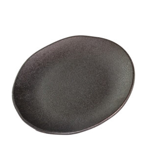 Prato 24 cm com Suporte de Madeira Santana