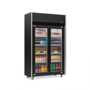 REFRIGERADOR VERTICAL AUTO SERVIÇO 2 PORTAS GELOPAR GEAS-2P