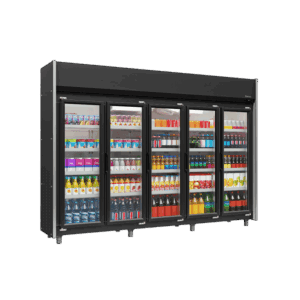 REFRIGERADOR VERTICAL AUTO SERVIÇO 5 PORTAS GELOPAR GEAS-5P