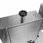 SFL-282HD - SERRA FITA PARA CARNE INOX, COM EMPURRADOR, MESA MÓVEL, REGULADOR DE CORTE, LÂMINA 2.820 mm, HEAVY DUTY - 2 HP-CV 220 V SKYMSEN