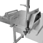 SFL-282HD - SERRA FITA PARA CARNE INOX, COM EMPURRADOR, MESA MÓVEL, REGULADOR DE CORTE, LÂMINA 2.820 mm, HEAVY DUTY - 2 HP-CV 220 V SKYMSEN