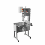 SFL-282HD - SERRA FITA PARA CARNE INOX, COM EMPURRADOR, MESA MÓVEL, REGULADOR DE CORTE, LÂMINA 2.820 mm, HEAVY DUTY - 2 HP-CV 380 V SKYMSEN