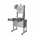 SFL-315HD - SERRA FITA PARA CARNE INOX, COM EMPURRADOR, MESA MÓVEL, REGULADOR DE CORTE, LÂMINA 3.150 mm, HEAVY DUTY - 2 HP-CV 220 V SKYMSEN