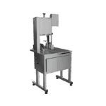 SFL-315HD - SERRA FITA PARA CARNE INOX, COM EMPURRADOR, MESA MÓVEL, REGULADOR DE CORTE, LÂMINA 3.150 mm, HEAVY DUTY - 2 HP-CV 220 V SKYMSEN