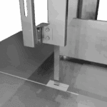 SFL-315HD - SERRA FITA PARA CARNE INOX, COM EMPURRADOR, MESA MÓVEL, REGULADOR DE CORTE, LÂMINA 3.150 mm, HEAVY DUTY - 2 HP-CV 380 V SKYMSEN