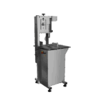 SL-218 - SERRA FITA PARA CARNE INOX, COM EMPURRADOR, REGULADOR DE CORTE, LÂMINA 2.180 mm - 1,5 HP-CV 127 V SKYMSEN