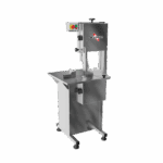 SL-218 - SERRA FITA PARA CARNE INOX, COM EMPURRADOR, REGULADOR DE CORTE, LÂMINA 2.180 mm - 1,5 HP-CV 220 V SKYMSEN