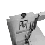 SL-282 - SERRA FITA PARA CARNE INOX, COM EMPURRADOR, MESA MÓVEL, REGULADOR DE CORTE, LÂMINA 2.820 mm - 2 HP-CV 127 V SKYMSEN