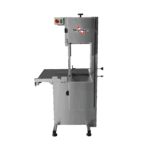 SL-282 - SERRA FITA PARA CARNE INOX, COM EMPURRADOR, MESA MÓVEL, REGULADOR DE CORTE, LÂMINA 2.820 mm - 2 HP-CV 220 V SKYMSEN