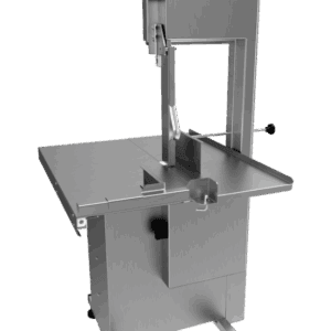 SL-282 - SERRA FITA PARA CARNE INOX, COM EMPURRADOR, MESA MÓVEL, REGULADOR DE CORTE, LÂMINA 2.820 mm - 2 HP-CV 220 V SKYMSEN