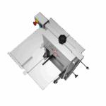 SL-282 - SERRA FITA PARA CARNE INOX, COM EMPURRADOR, MESA MÓVEL, REGULADOR DE CORTE, LÂMINA 2.820 mm - 2 HP-CV 220 V SKYMSEN