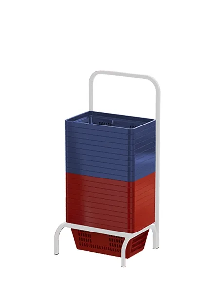 SUPORTE SIMPLES PARA CESTA DE COMPRAS AMAPÁ SUPORTE SIMPLES PARA CESTA DE COMPRAS AMAPÁ