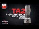 TA2 - LIQUIDIFICADOR INOX COPO INOX, ALTA ROTAÇÃO, 2,0 LITROS - 1.000 W 220 V SKYMSEN