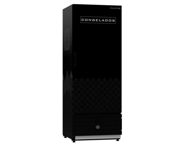 Visa Cooler Congelados 560 L Porta Sólida Preta Polofrio Visa Cooler Congelados 560 L Porta Sólida Preta Polofrio